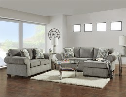 Marcey Nickel Chofa & Loveseat